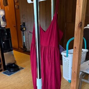 Elegant Red Jumpsuit